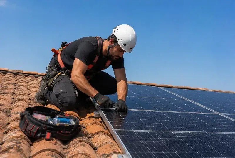 Maintenance et monitoring de panneaux solaires à Brumath
